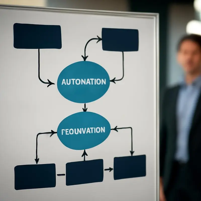 Manutenção preditiva em servidores SMB com Machine Learning 5 Ilustração de uma sala de servidores com fluxo de dados indicativo de análises preditivas.