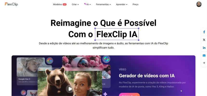 FlexClip: editor de vídeo online com poder IA 2 FlexClip: editor de vídeo online com poder IA 2